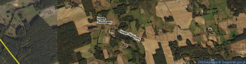 Zdjęcie satelitarne Nowe Skudzawy ul.